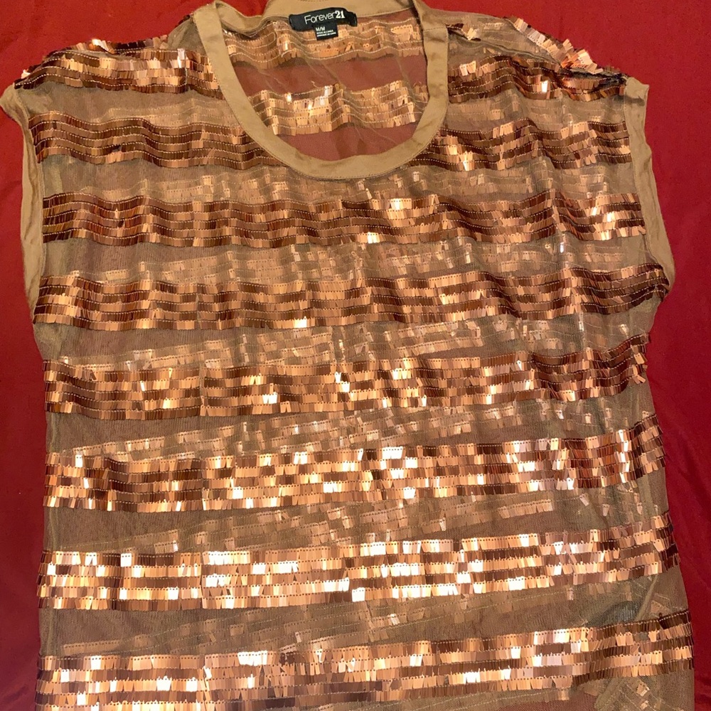 Sequin top